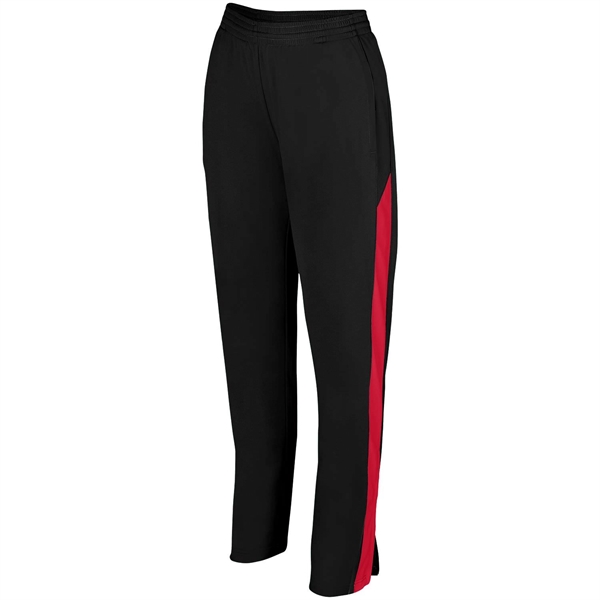 Ladies' Medalist pant 2.0 made of heavyweight 100% polyester with contrast... from ASI 37461 Augusta Sportswear