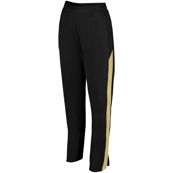 Ladies' Medalist pant 2.0 made of heavyweight 100% polyester with contrast... from ASI 37461 Augusta Sportswear