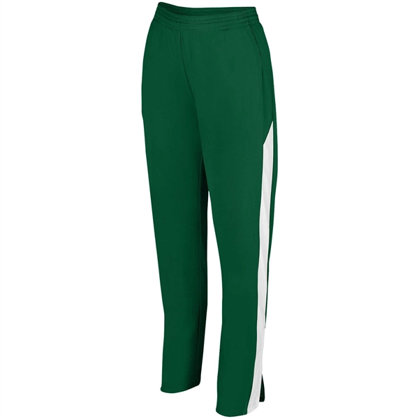 Ladies' Medalist pant 2.0 made of heavyweight 100% polyester with contrast... from ASI 37461 Augusta Sportswear