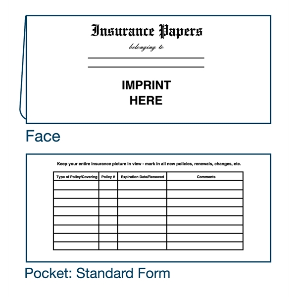 Wallet style folder 10 1/4" X 4 1/2"... from ASI 32050 Admore / Admore®