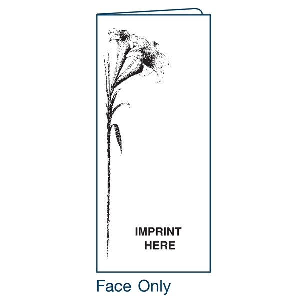 Wallet Style Funeral Record Folder 4 1/2" X 10 1/4"... from ASI 32050 Admore / Admore®