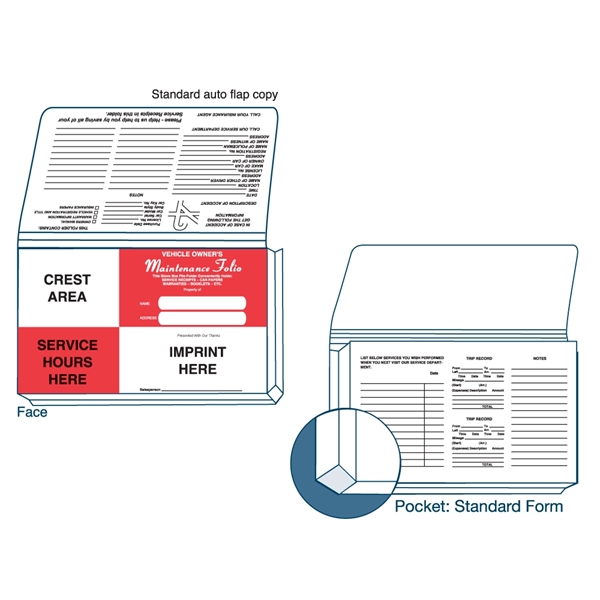Expansion Wallet Style Document Folder 9-7/8" x 6".... from ASI 32050 Admore / Admore®