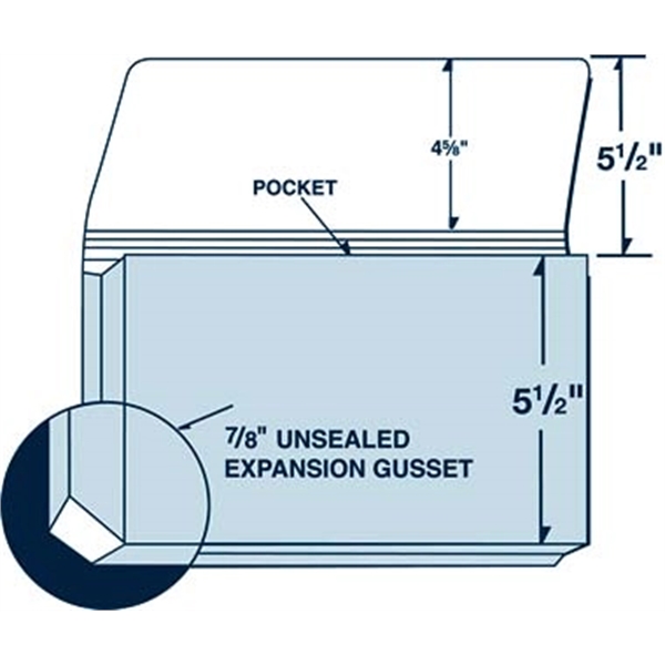 Wallet style expansion folder 9 7/8" x 6".... from ASI 32050 Admore / Admore®