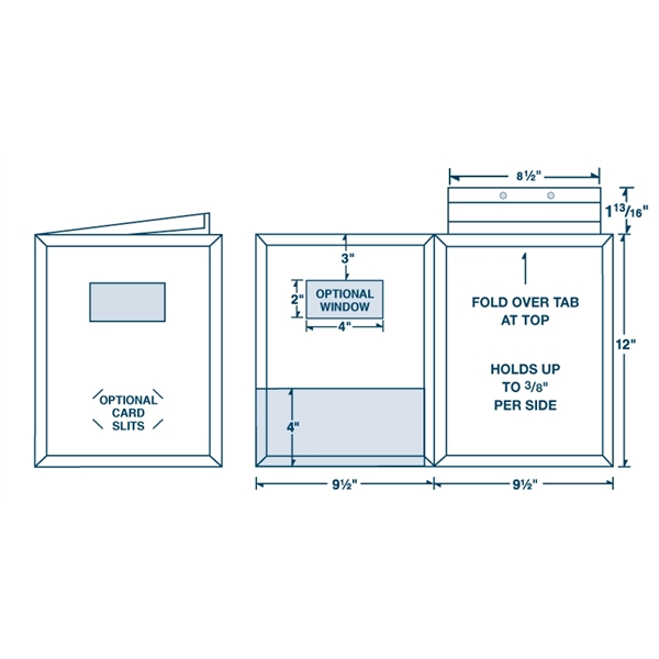 Conformer® Expansion Full Size Tax Folder with 8-1/2" x 1-13/16" fold... from ASI 32050 Admore / Admore®