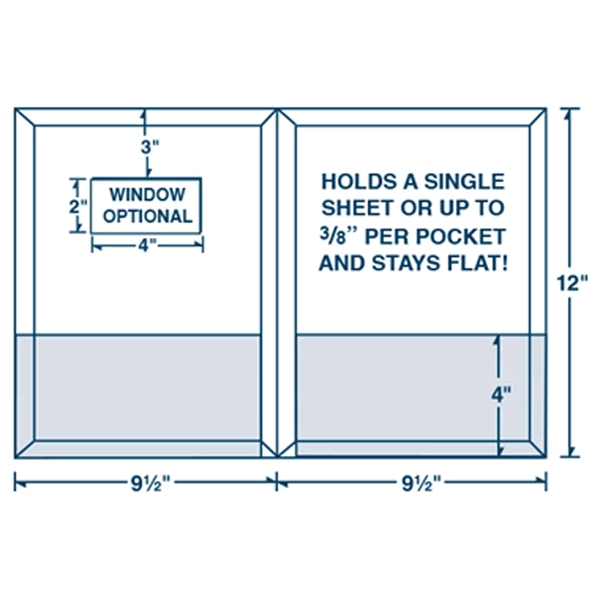 Conformer® Capacity Presentation Folder measures 9-1/2" x 12".... from ASI 32050 Admore / Admore®