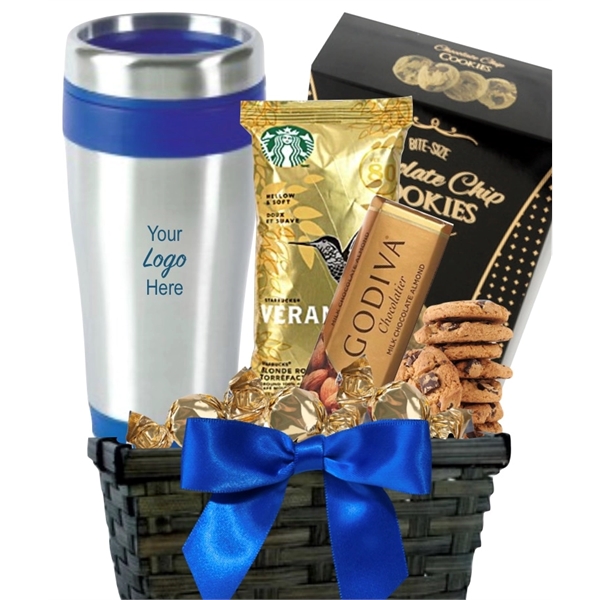 Coffee and Tumbler Gift Basket... from ASI 89971 Stuff A Mug