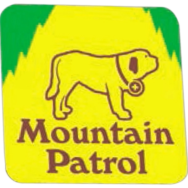 2" x 2" square clear polyester decal with ultra removable adhesive... from ASI 56950 Gill Studios Inc / Gill-Line®