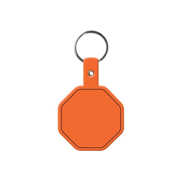 Flexible stop sign shape key tag made in the USA with... from ASI 52840 Evans Manufacturing