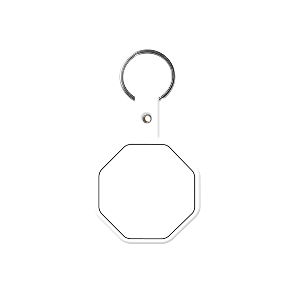 Flexible stop sign shape key tag made in the USA with... from ASI 52840 Evans Manufacturing