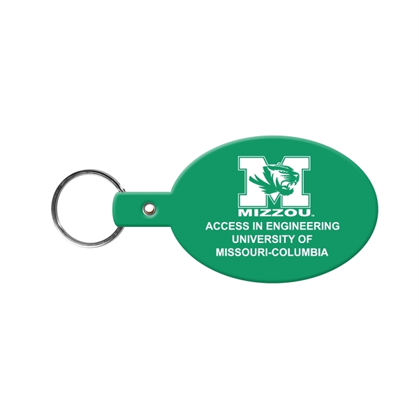 Flexible oval shaped key tag available in 17 different colors and... from ASI 52840 Evans Manufacturing
