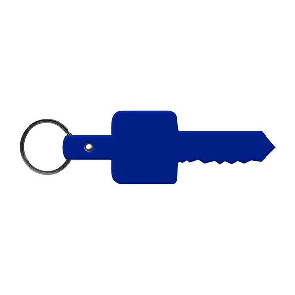 Flexible key-shaped key tag fob made in the USA with a... from ASI 52840 Evans Manufacturing