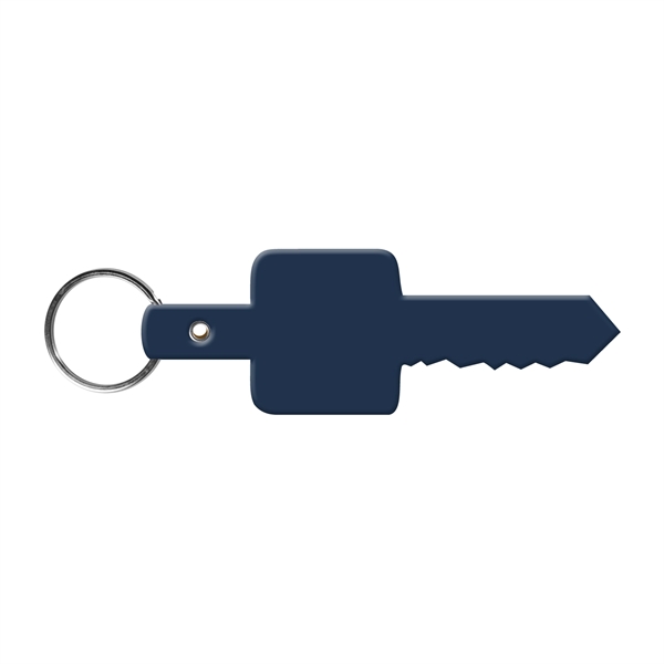 Flexible key-shaped key tag fob made in the USA with a... from ASI 52840 Evans Manufacturing