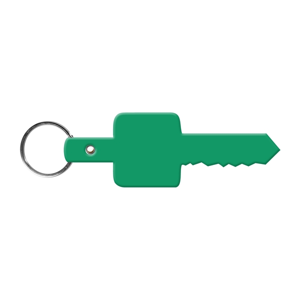 Flexible key-shaped key tag fob made in the USA with a... from ASI 52840 Evans Manufacturing