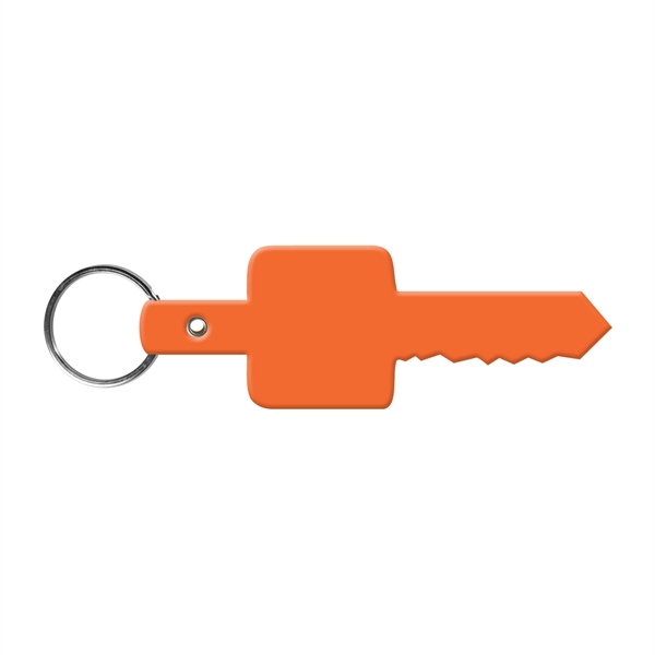 Flexible key-shaped key tag fob made in the USA with a... from ASI 52840 Evans Manufacturing