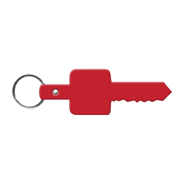 Flexible key-shaped key tag fob made in the USA with a... from ASI 52840 Evans Manufacturing
