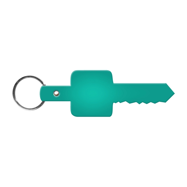 Flexible key-shaped key tag fob made in the USA with a... from ASI 52840 Evans Manufacturing