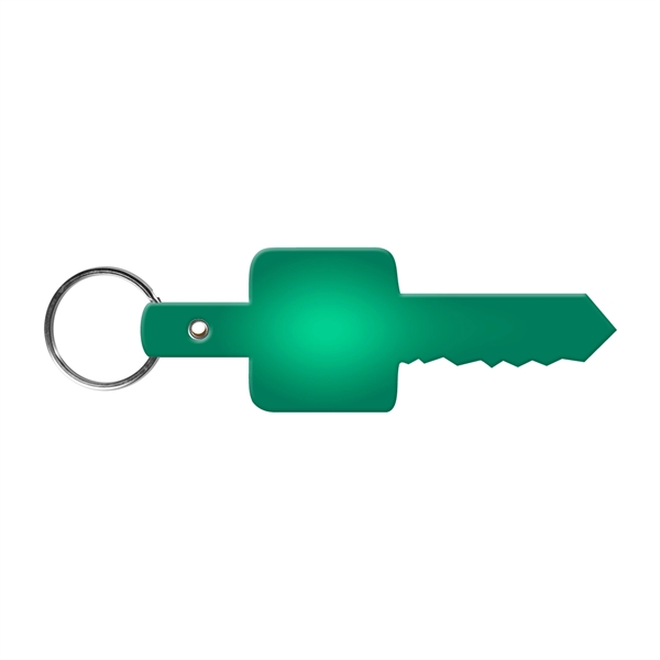 Flexible key-shaped key tag fob made in the USA with a... from ASI 52840 Evans Manufacturing