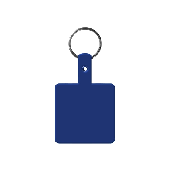 Flexible square shaped key tag made in the USA with a... from ASI 52840 Evans Manufacturing