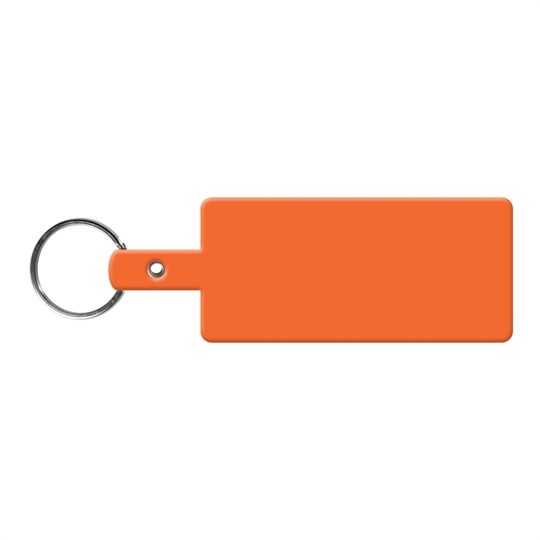 Flexible rectangle shaped key tag made in the USA with a... from ASI 52840 Evans Manufacturing