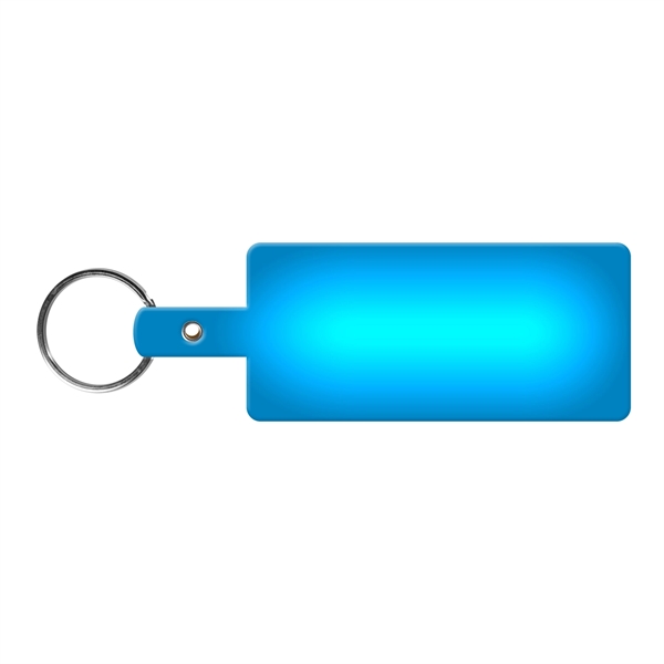 Flexible rectangle shaped key tag made in the USA with a... from ASI 52840 Evans Manufacturing