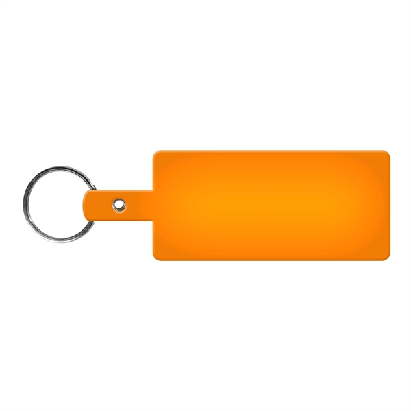 Flexible rectangle shaped key tag made in the USA with a... from ASI 52840 Evans Manufacturing