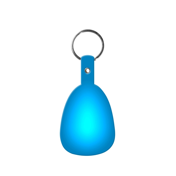 Flexible tab key fob made in the USA with a 1"... from ASI 52840 Evans Manufacturing