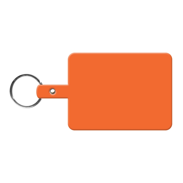 Large flexible rectangle key tag made in the USA with a... from ASI 52840 Evans Manufacturing