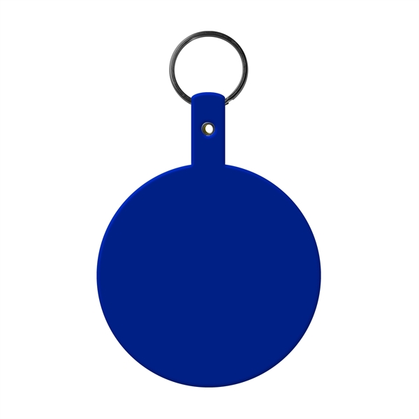 Large flexible circle shaped key tag made in the USA with... from ASI 52840 Evans Manufacturing