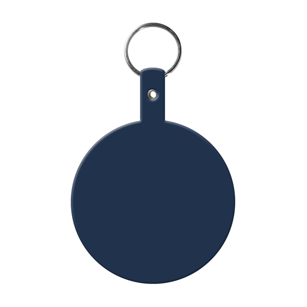 Large flexible circle shaped key tag made in the USA with... from ASI 52840 Evans Manufacturing