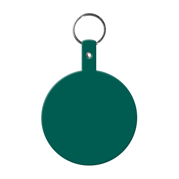 Large flexible circle shaped key tag made in the USA with... from ASI 52840 Evans Manufacturing