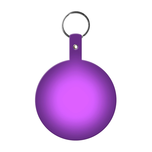 Large flexible circle shaped key tag made in the USA with... from ASI 52840 Evans Manufacturing