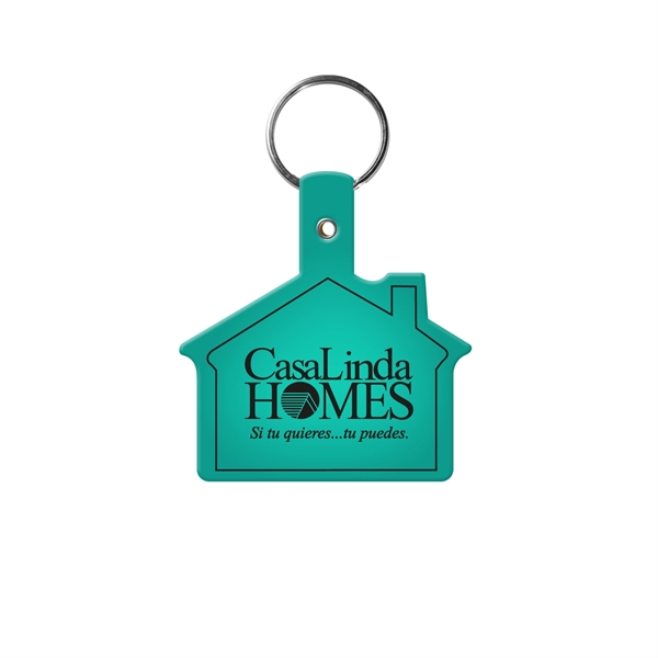 House shaped key tag made in the USA with a 1"... from ASI 52840 Evans Manufacturing