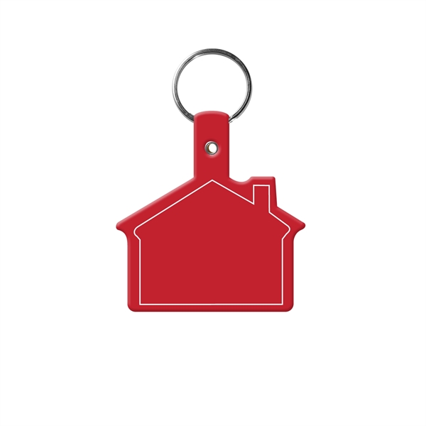 House shaped key tag made in the USA with a 1"... from ASI 52840 Evans Manufacturing