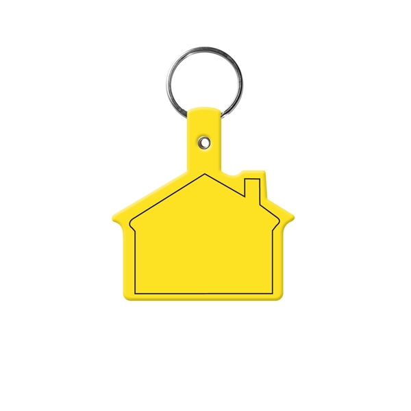 House shaped key tag made in the USA with a 1"... from ASI 52840 Evans Manufacturing