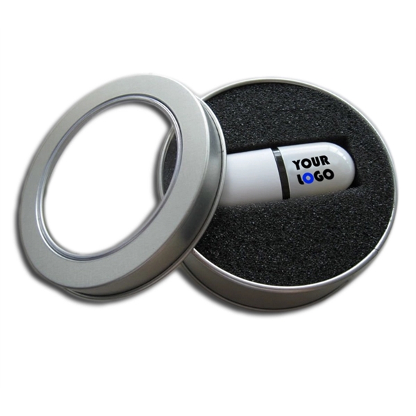 Pill shaped USB flash drive available in several colors and capacities... from ASI 37218 Athena Promo (tm)