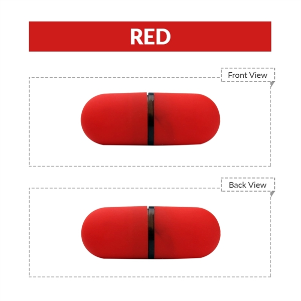 Pill shaped USB flash drive available in several colors and capacities... from ASI 37218 Athena Promo (tm)
