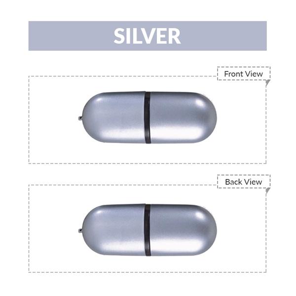 Pill shaped USB flash drive available in several colors and capacities... from ASI 37218 Athena Promo (tm)