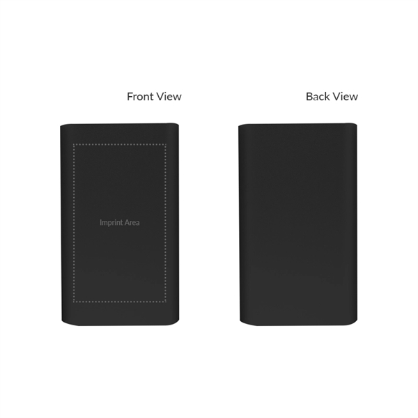 Rectangular power bank with metallic finish. Capacities: 4000 mAh, 4400 mAh,... from ASI 37218 Athena Promo (tm)