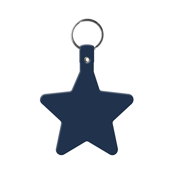 Star shaped key tag made in the USA with a 1"... from ASI 52840 Evans Manufacturing