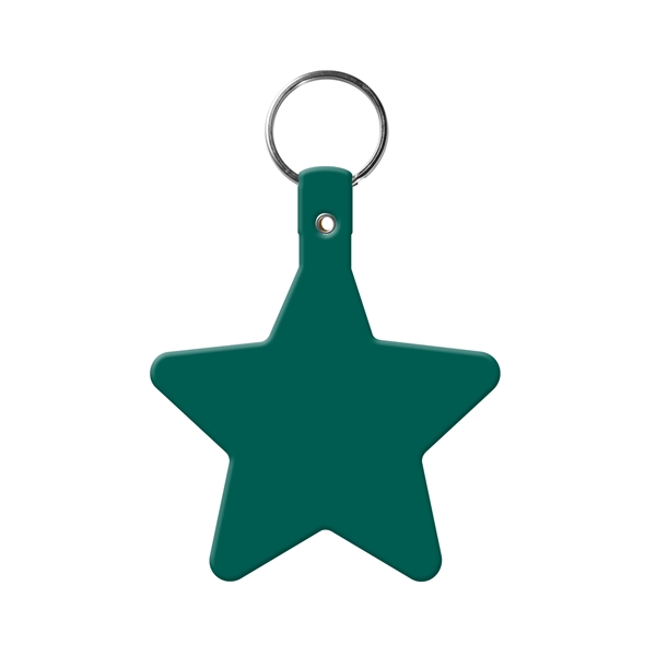 Star shaped key tag made in the USA with a 1"... from ASI 52840 Evans Manufacturing
