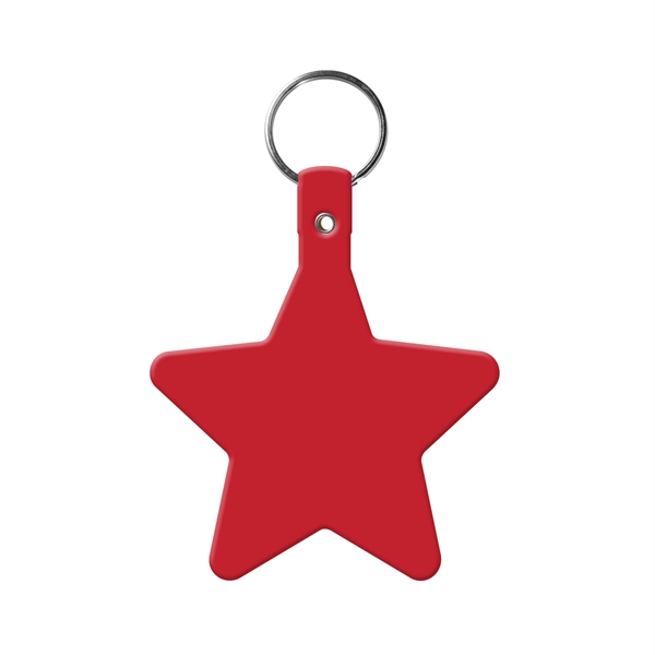 Star shaped key tag made in the USA with a 1"... from ASI 52840 Evans Manufacturing