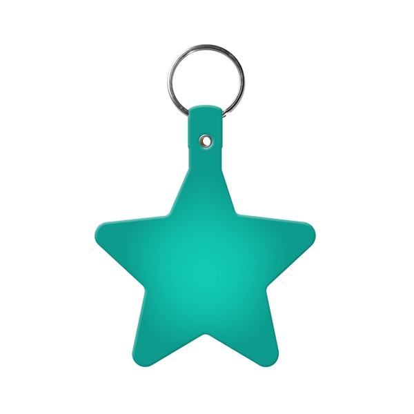 Star shaped key tag made in the USA with a 1"... from ASI 52840 Evans Manufacturing