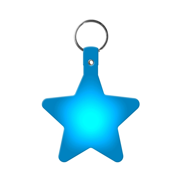 Star shaped key tag made in the USA with a 1"... from ASI 52840 Evans Manufacturing