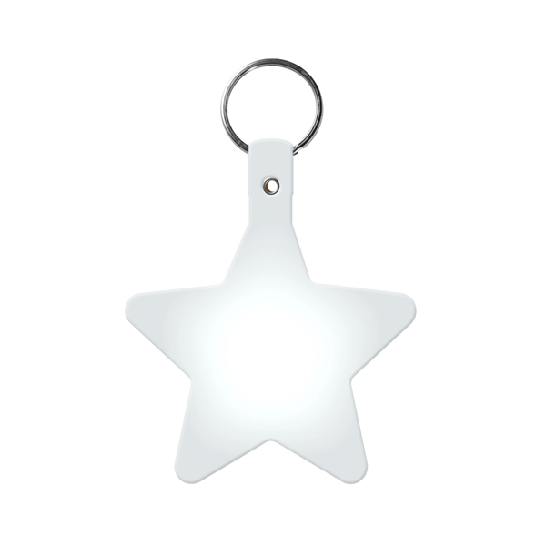 Star shaped key tag made in the USA with a 1"... from ASI 52840 Evans Manufacturing