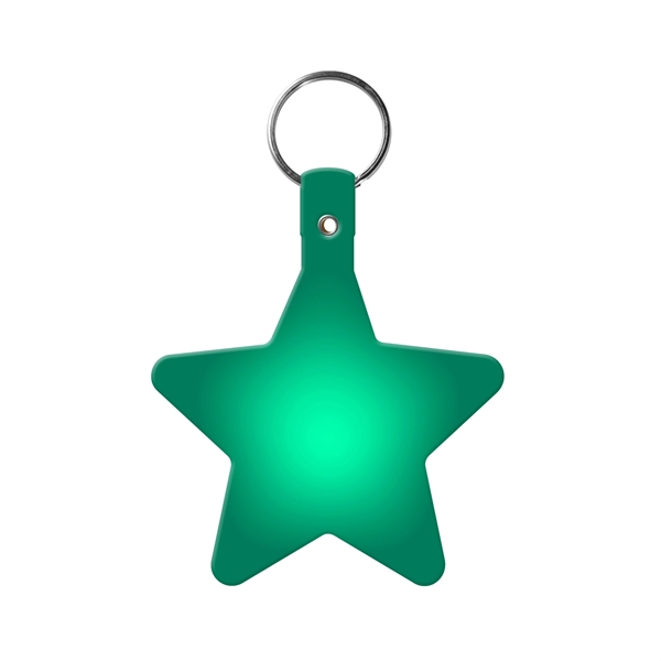 Star shaped key tag made in the USA with a 1"... from ASI 52840 Evans Manufacturing