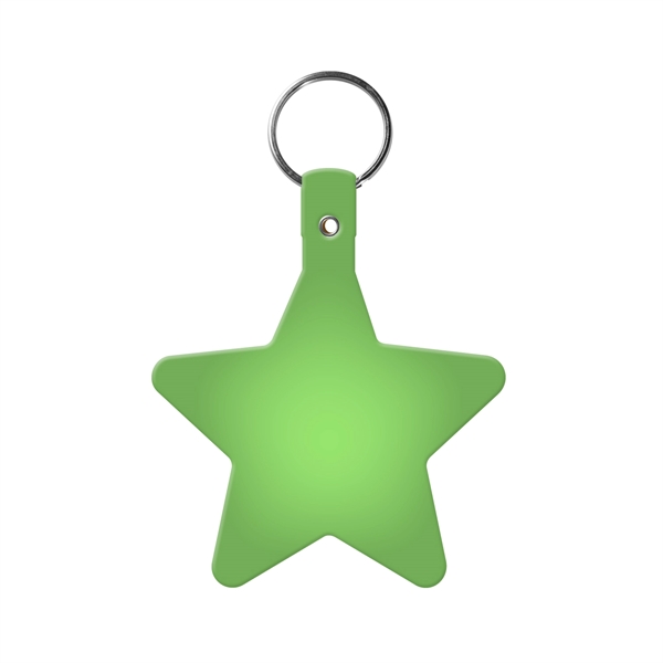 Star shaped key tag made in the USA with a 1"... from ASI 52840 Evans Manufacturing