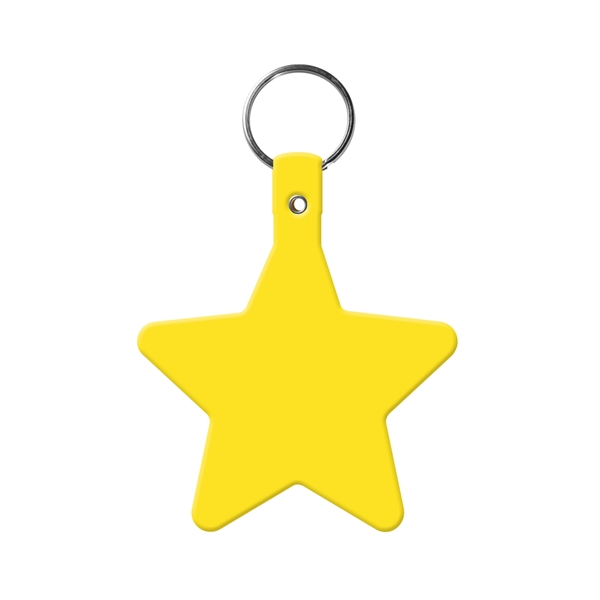 Star shaped key tag made in the USA with a 1"... from ASI 52840 Evans Manufacturing