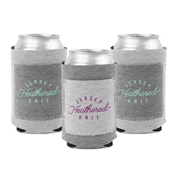 Can insulator made of heathered jersey knit/high quality neoprene with heathered... from ASI 74710 Numo / NUMO