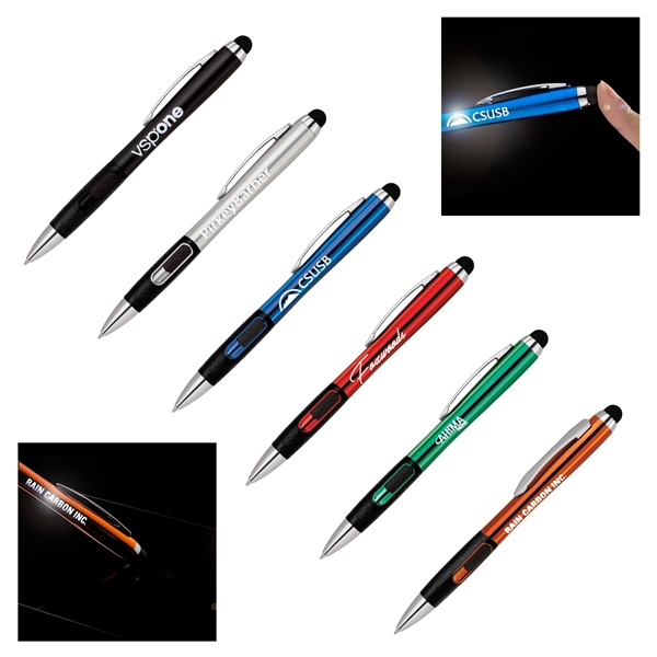 Stylus pen featuring a LED light located in the barrel, making... from ASI 34800 Alstar Creations / Alstar Line