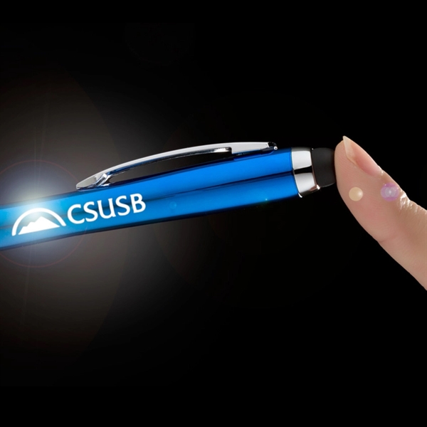 Stylus pen featuring a LED light located in the barrel, making... from ASI 34800 Alstar Creations / Alstar Line